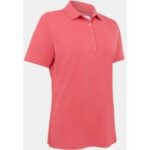 Callaway SWINGTECH LADIES SOLID Halbarm Polo pink