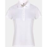 Valiente Funktions Halbarm Polo weiß