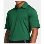 Under Armour T2G LB Halbarm Polo grün
