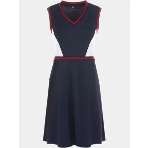 Valiente Colourblock ohne Arm Kleid navy