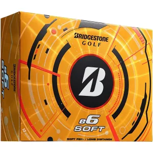 Bridgestone Golfbälle e6 Soft - 12er Pack, weiss