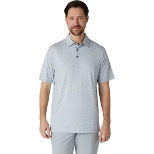 Callaway Polo All over, hellgrau/wei&szlig;