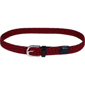Alberto G&uuml;rtel Multicolor Braided, navy/rot