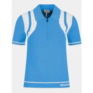 Sportalm Strick Polo hellblau