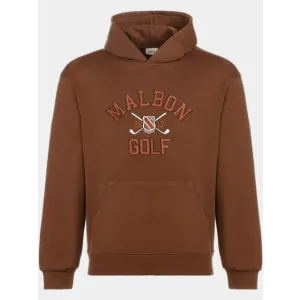 Malbon FESQUE CREST Hoodie Sweatshirt braun