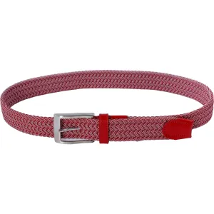Alberto G&uuml;rtel Multicolor Braided, rot