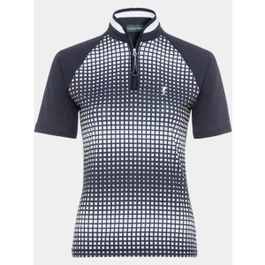 Golfino DRIVE PRINTED TROYER Halbarm Polo navy