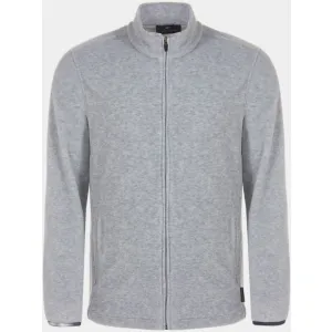 Daniel Springs Warme Fleece Jacke grau melange