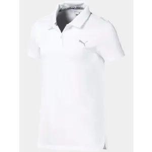 Puma Essential Halbarm Polo weiß