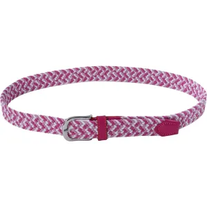 Alberto G&uuml;rtel Multicolor Braided, pink/weiss