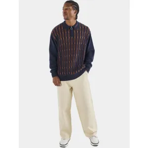 Malbon LINKS SWEATER Langarm Polo navy