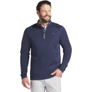 Puma Pullover Waffle 1/4 Zip, navy