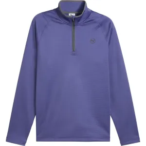 Puma Pullover Waffle 1/4 Zip, lila