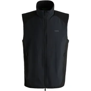 HUGO BOSS Weste Golf, schwarz