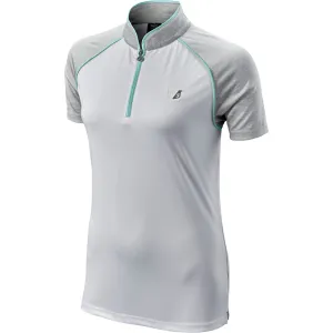 Wilson Polo mit Zip, weiss/mint
