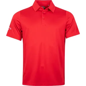 Callaway Polo Swing Tech Solid, kurzarm, rot